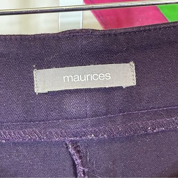 Maurices, Chic Deep Purple Skinny Pants. Size 9/10. In excellent condition! - Picture 4 of 6